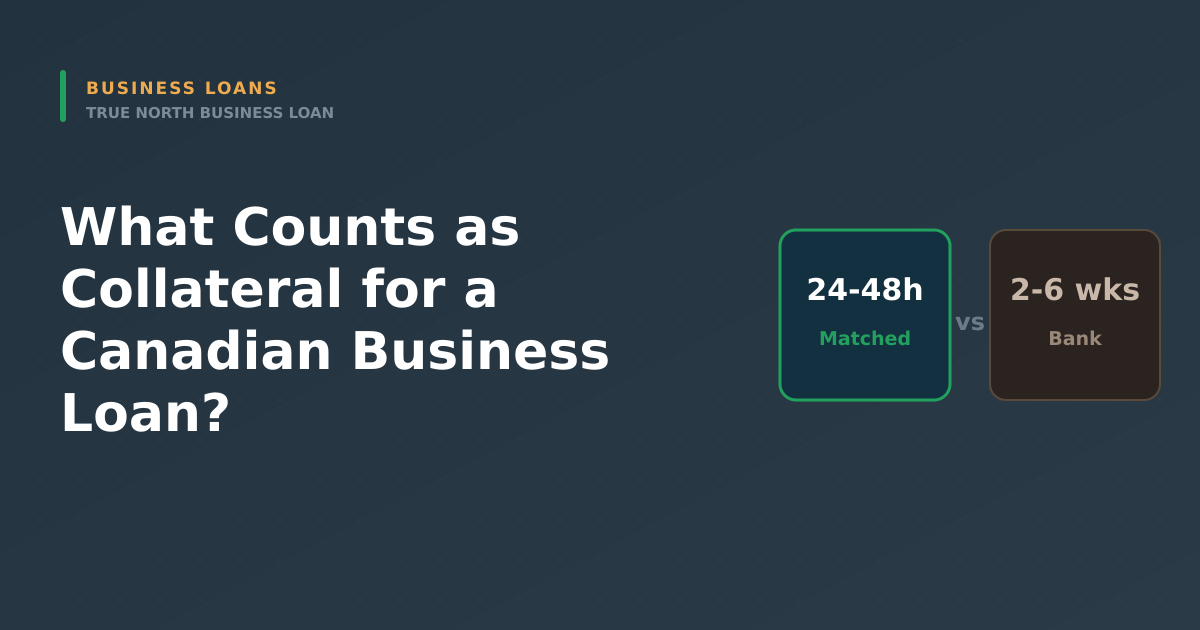 Featured image for What Counts as Collateral for a Canadian Business Loan? - Canadian business financing guide